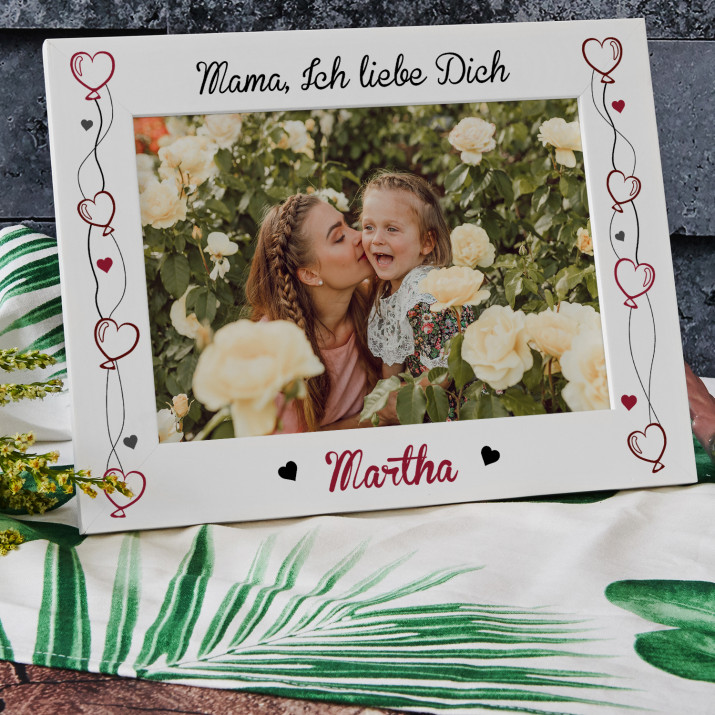 Mama, Ich liebe Dich 2 - Bilderrahmen mit Aufdruck
